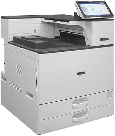Einzelblatt-Laserdrucker Microplex SOLID 60A3 Frontalansicht