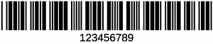 1D-Barcode Code 39