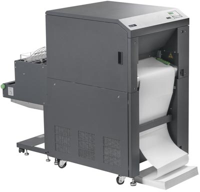 Endlos-Laserdrucker Microplex SOLID 85E mit eingelegtem Endlospapier