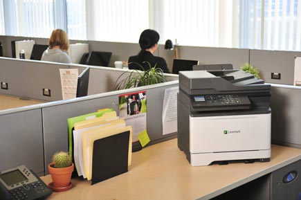 Laserdrucker im Büroalltag