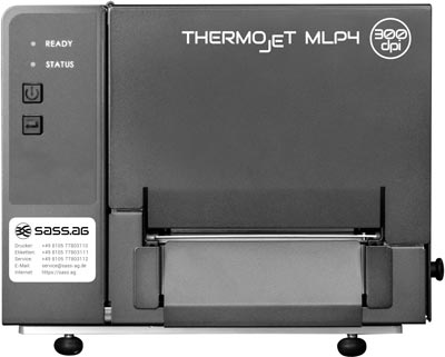 THERMOjet MLP4 - der mobile Staplerdrucker auf Mountingplate